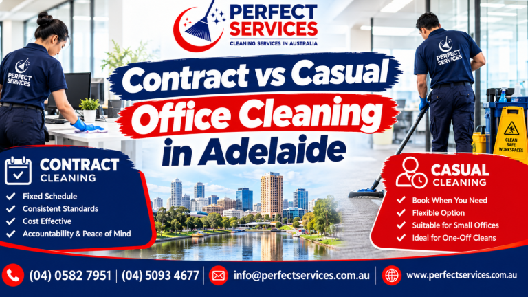 Contract vs Casual Office Cleaning in Adelaide
