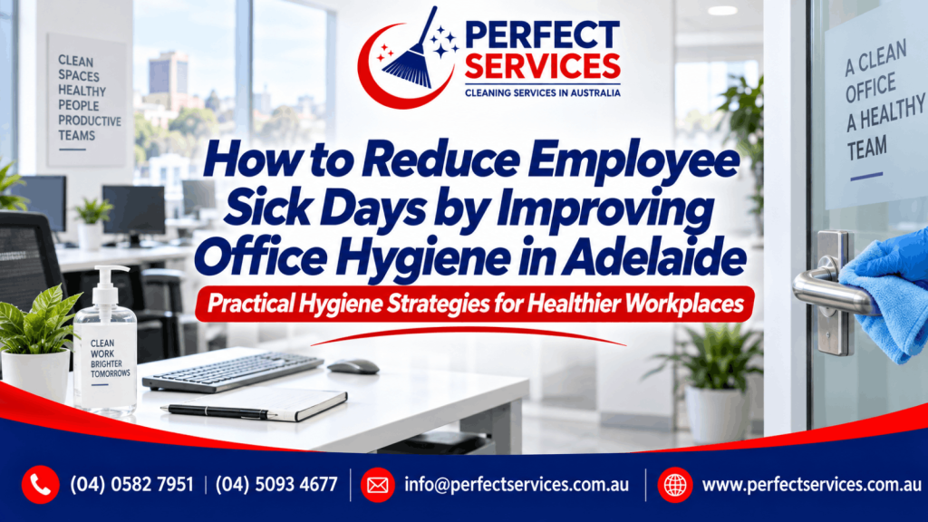 How to Reduce Employee Sick Days by Improving Office Hygiene in Adelaide