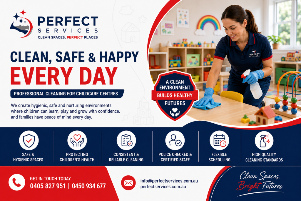 Childcare Cleaning in Adelaide in 2026 : Creating a Cleaner, Safer Space for Children