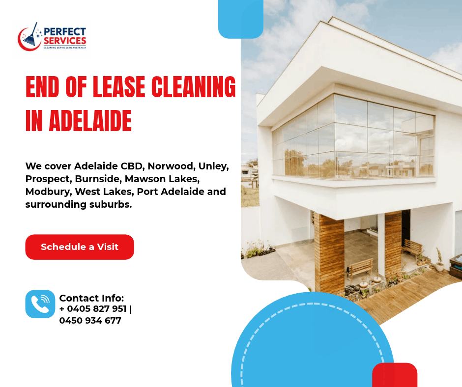 End of Lease Cleaning Checklist Adelaide