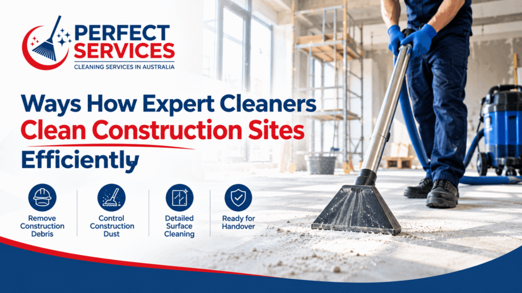 Ways How Expert Cleaners Clean Construction Sites Efficiently